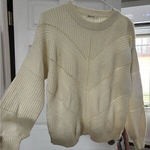 Marine Layer cream sweater